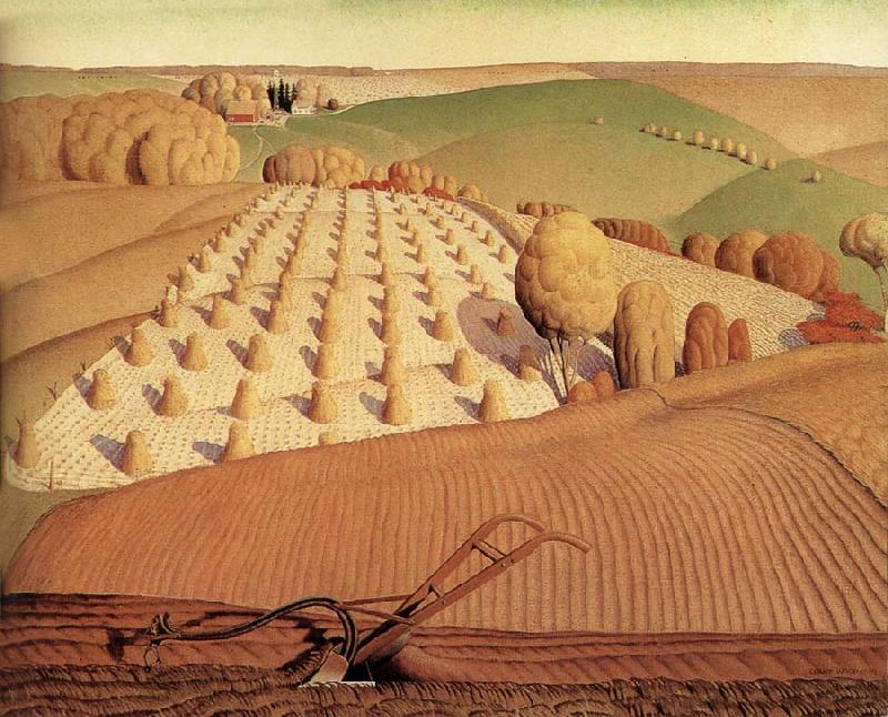 Grant Wood Landscape